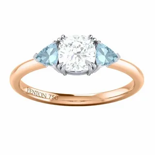 The Lab Grown Aquamarine Ring Collection Everyone Loves from Lily Arkwright